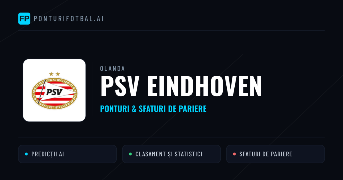 PSV Eindhoven Ponturi și statistici