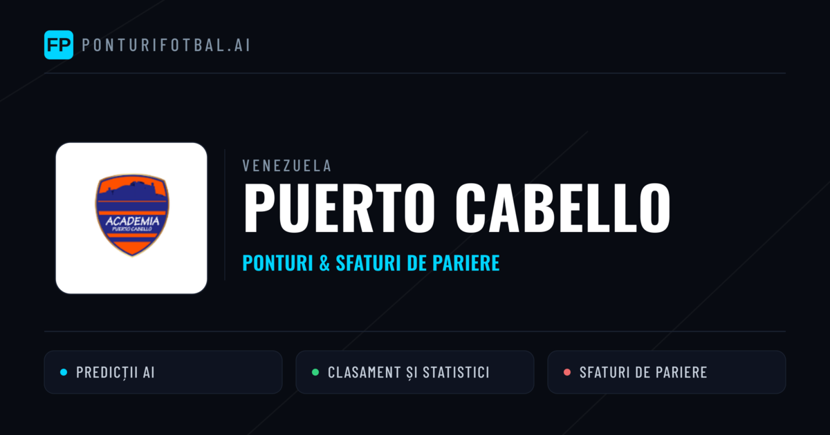 Puerto Cabello Ponturi și statistici