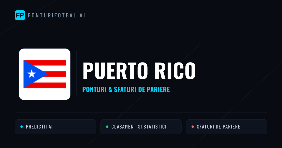 Puerto Rico Ponturi și statistici