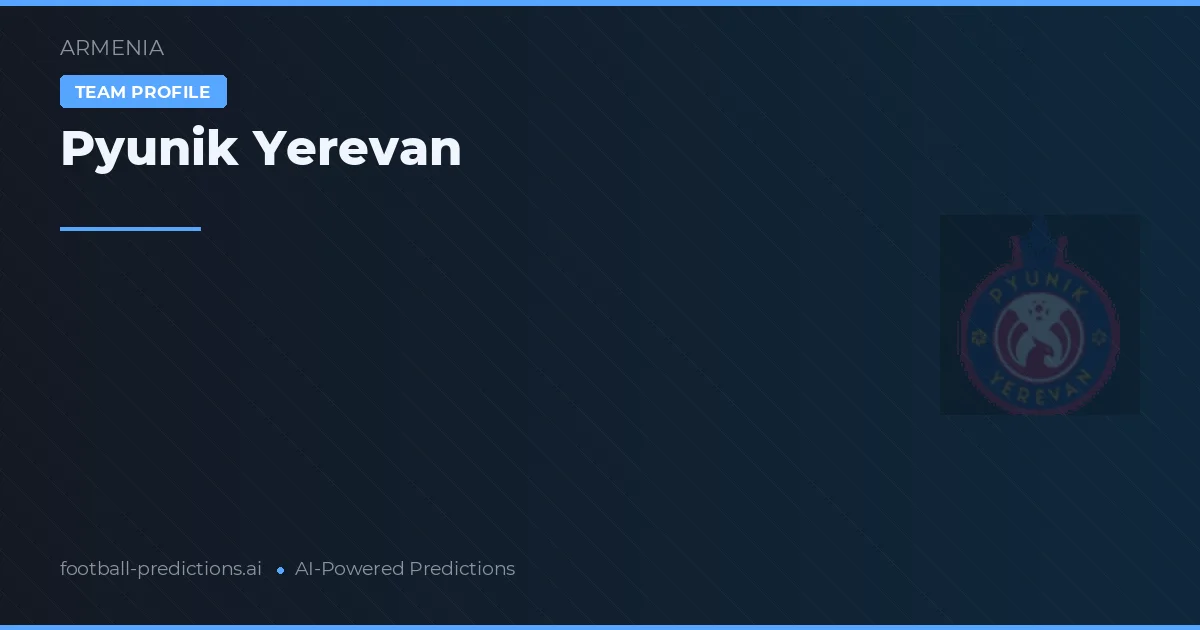 Pyunik Erevan Ponturi și statistici