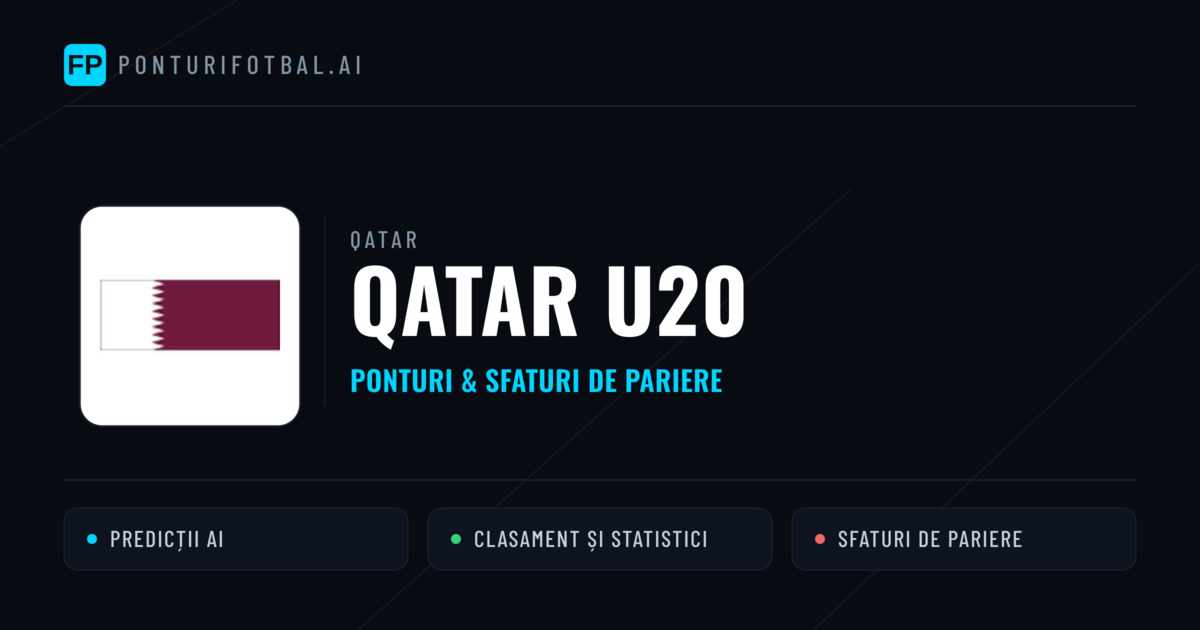Qatar U20 Ponturi și statistici