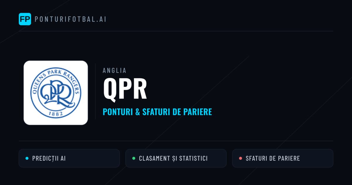 QPR Ponturi și statistici