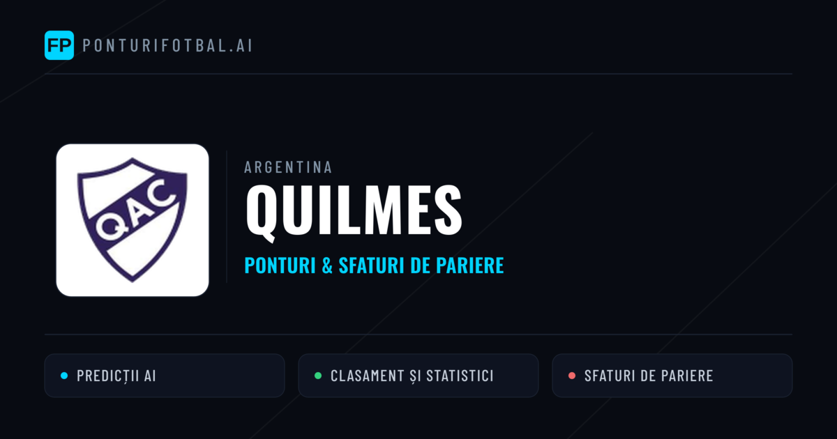 Quilmes Ponturi și statistici