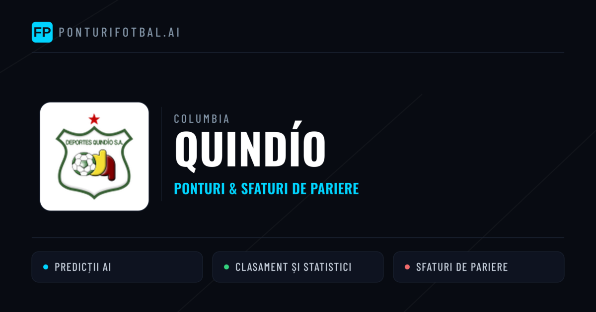 Quindío Ponturi și statistici