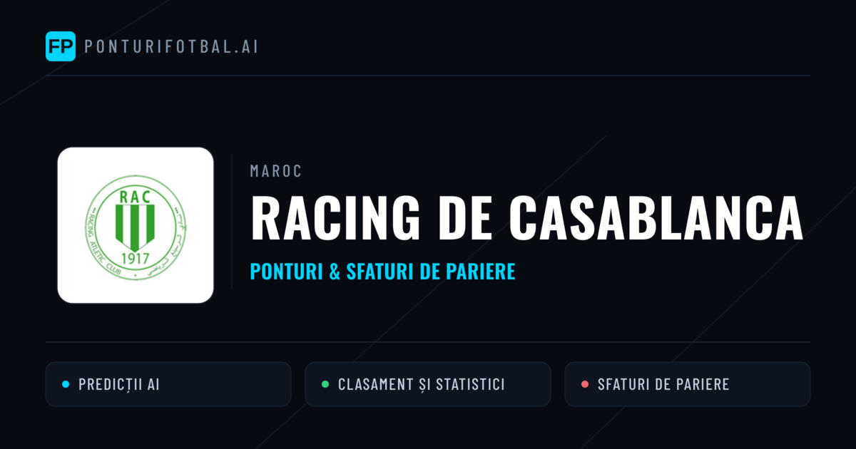Racing de Casablanca Ponturi și statistici