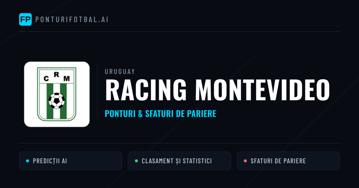 Racing Montevideo Ponturi și statistici