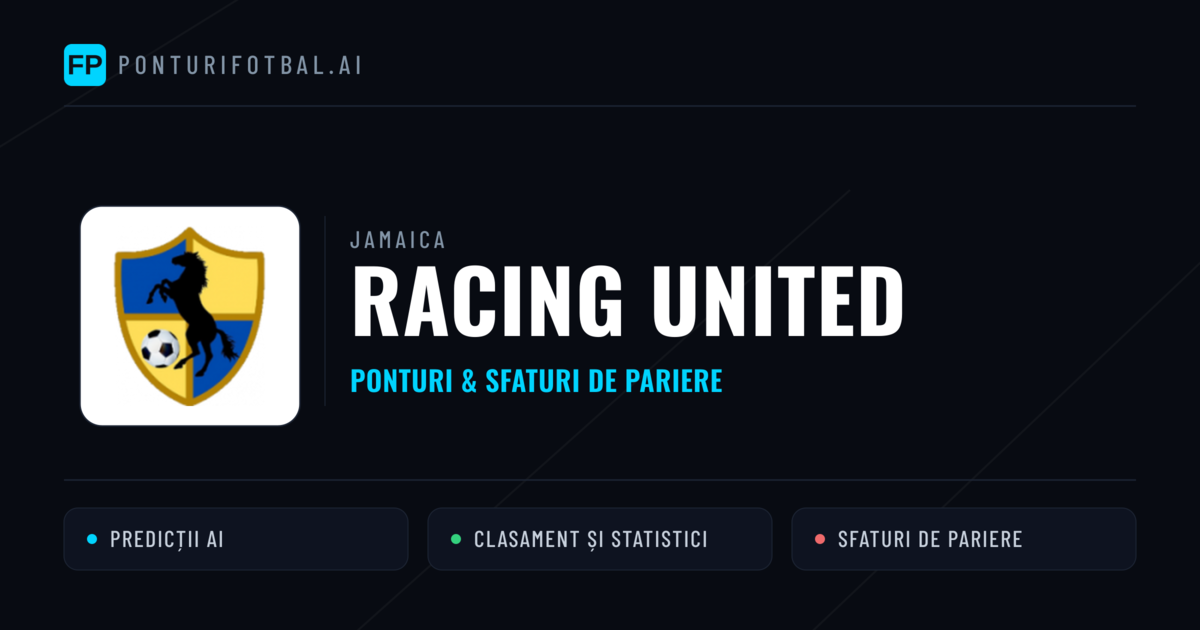 Racing United Ponturi și statistici