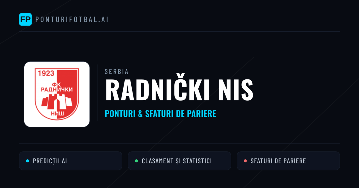 Radnički NIS Ponturi și statistici