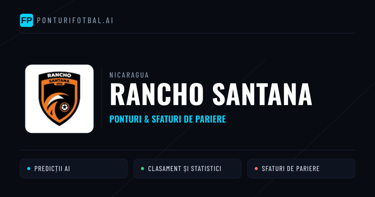 Rancho Santana Ponturi și statistici