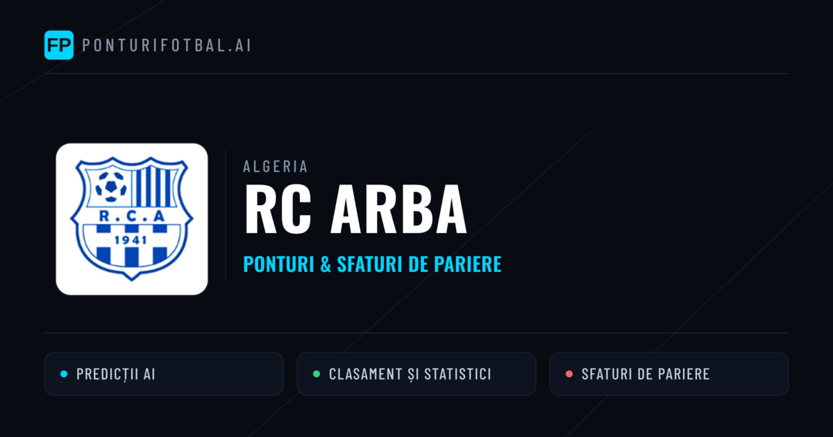 RC Arba Ponturi și statistici
