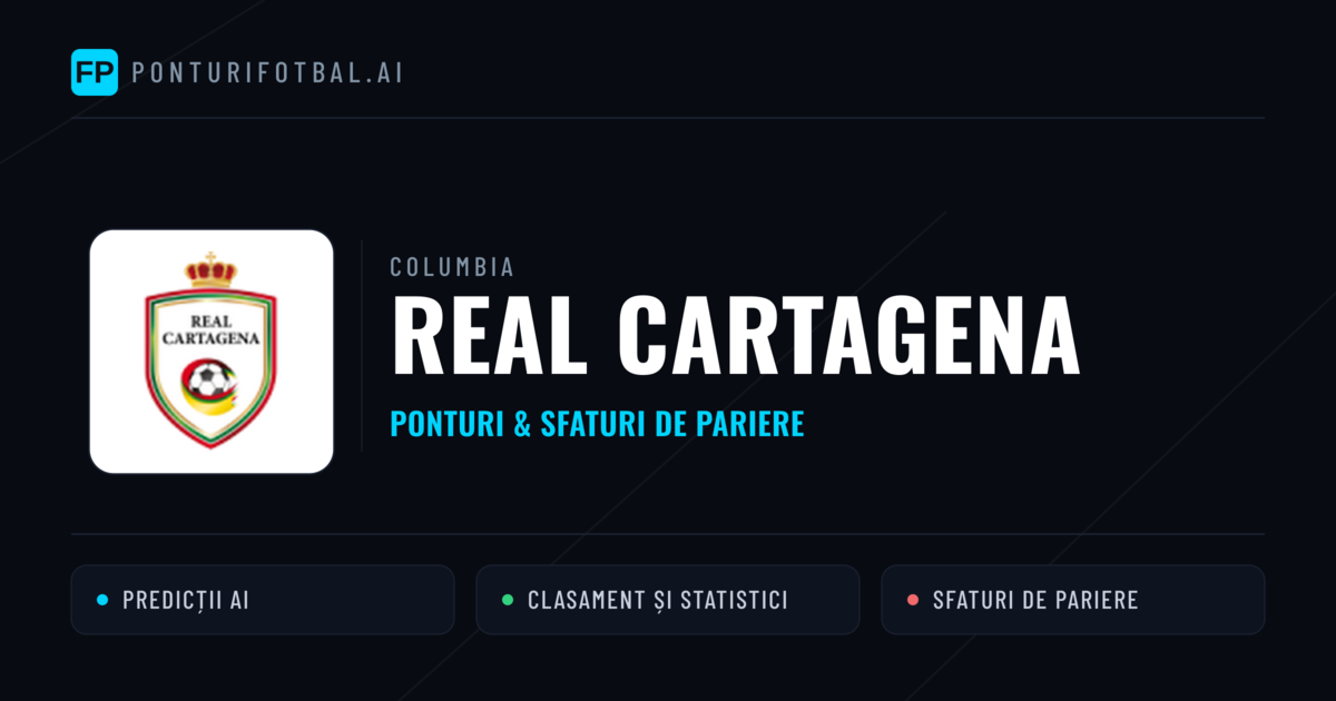 Real Cartagena Ponturi și statistici