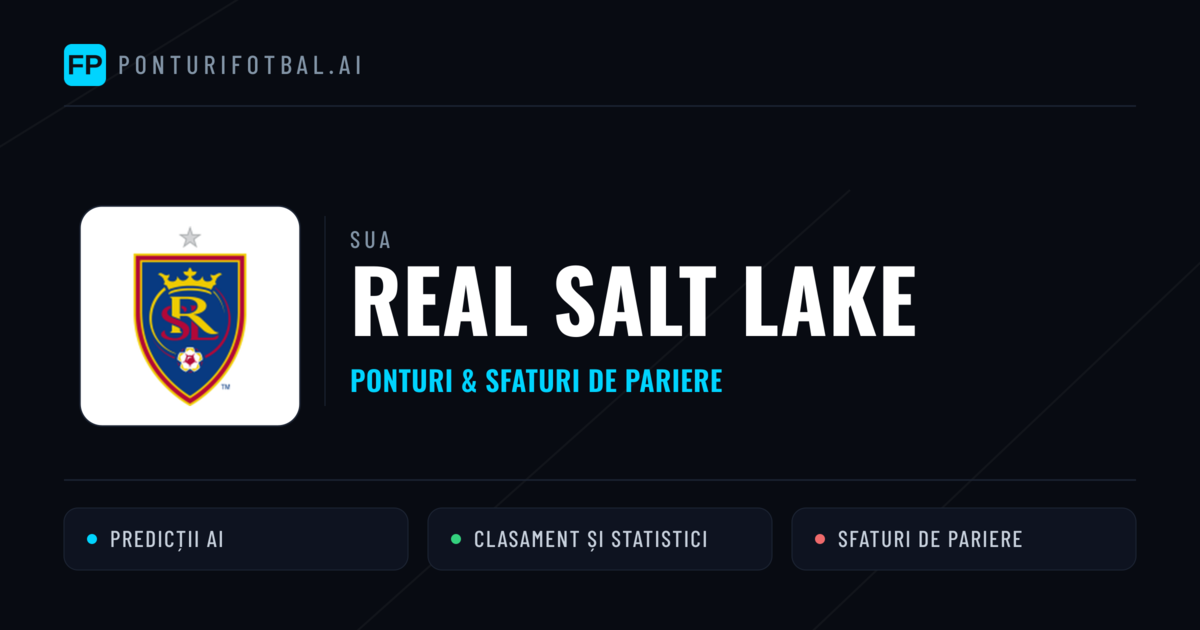 Real Salt Lake Ponturi și statistici