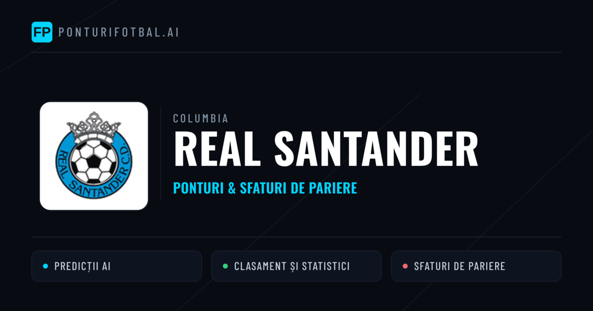 Real Santander Ponturi și statistici