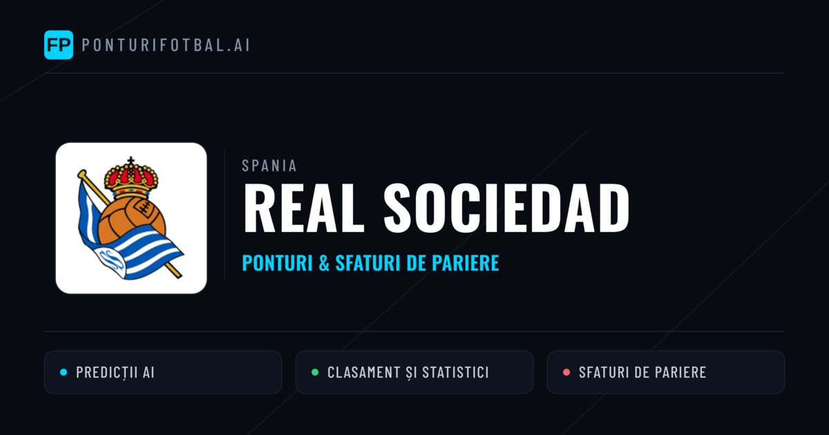 Real Sociedad Ponturi și statistici