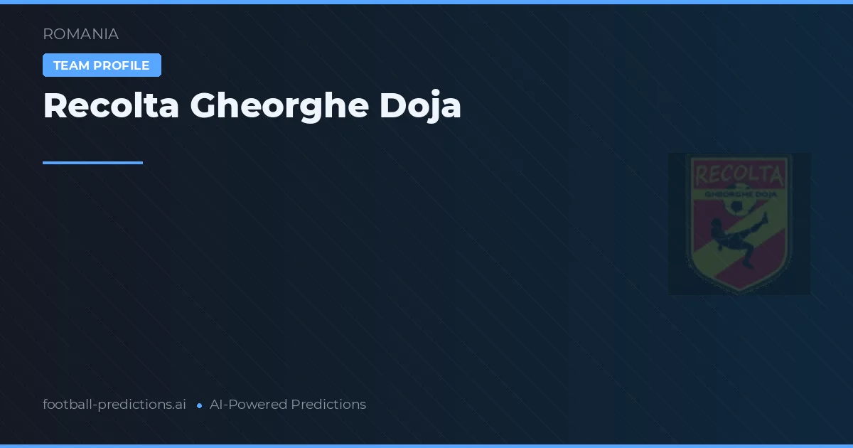 Recolta Gheorghe Doja Ponturi și statistici