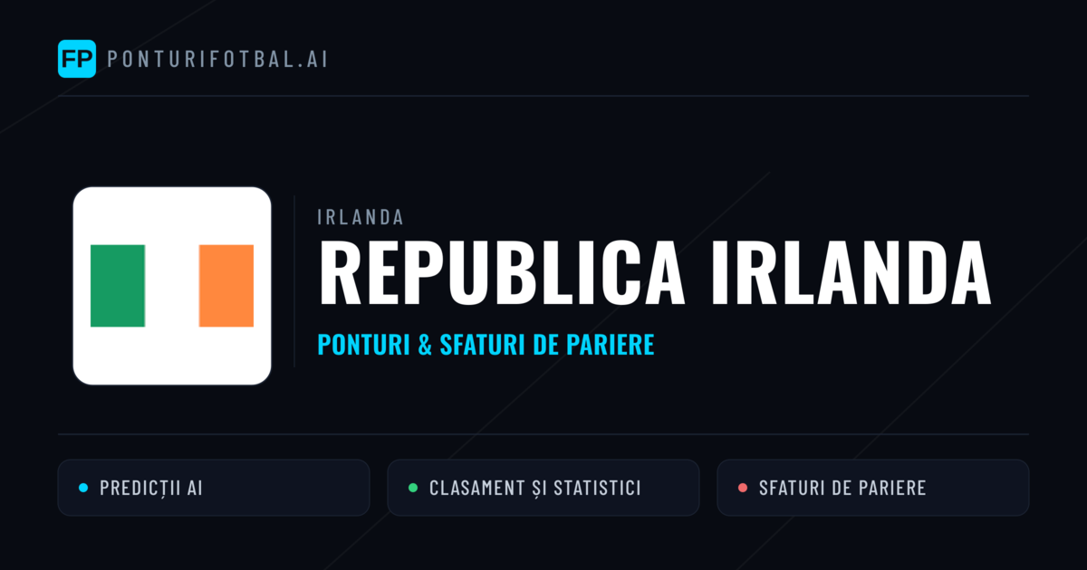 Republica Irlanda Ponturi și statistici
