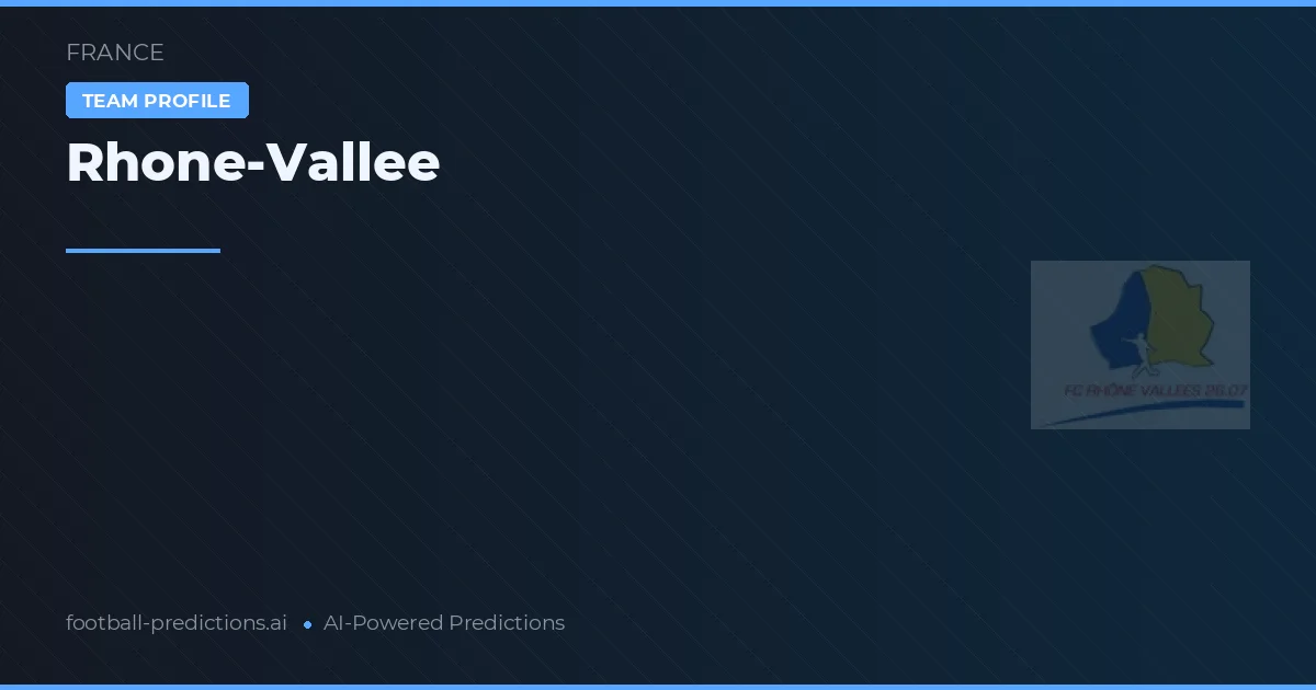 Rhône-Vallée Ponturi și statistici