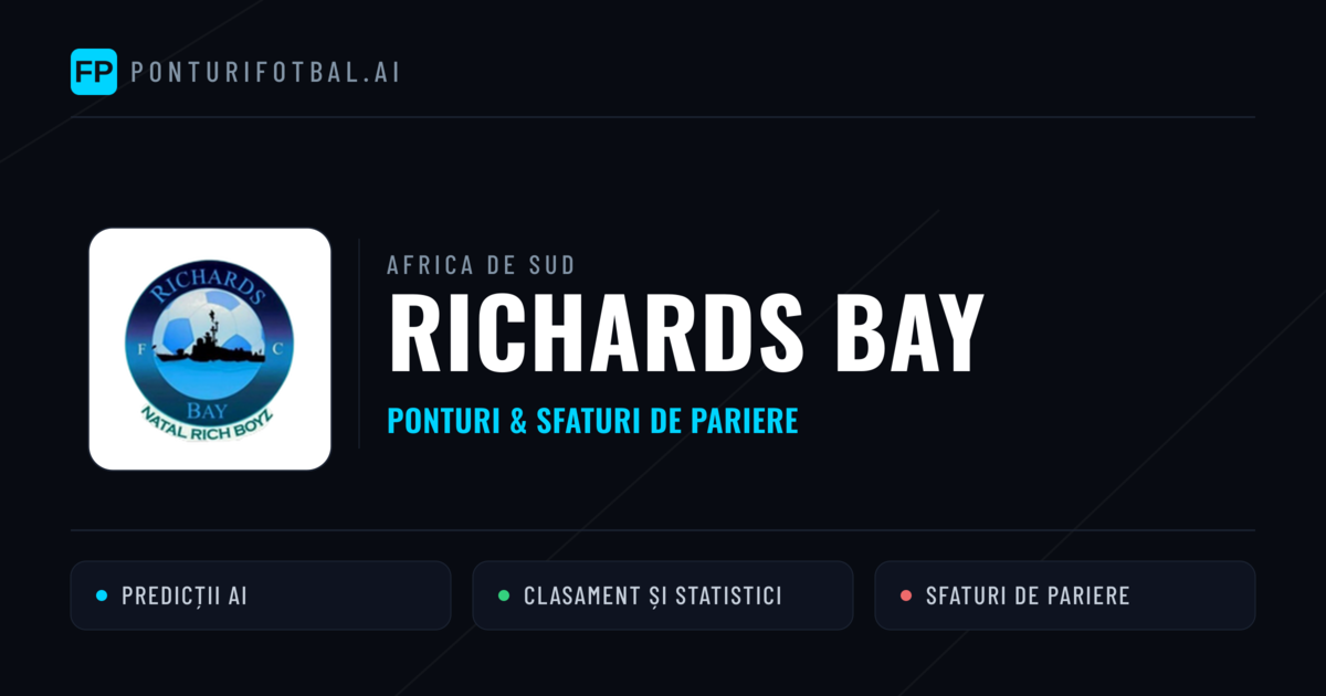 Richards Bay Ponturi și statistici