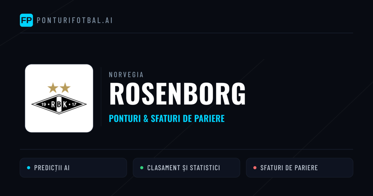 Rosenborg Ponturi și statistici