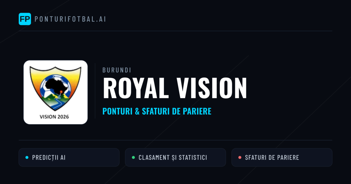 Royal Vision Ponturi și statistici