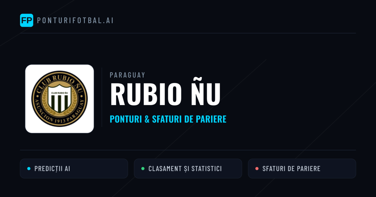 Rubio Ñu Ponturi și statistici