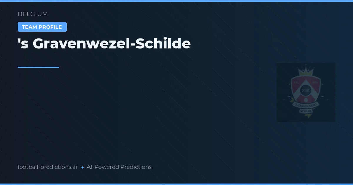 ʼs Gravenwezel-Schilde Ponturi și statistici