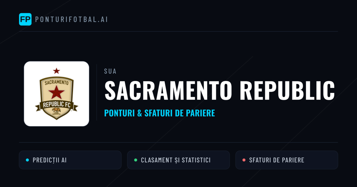 Sacramento Republic Ponturi și statistici
