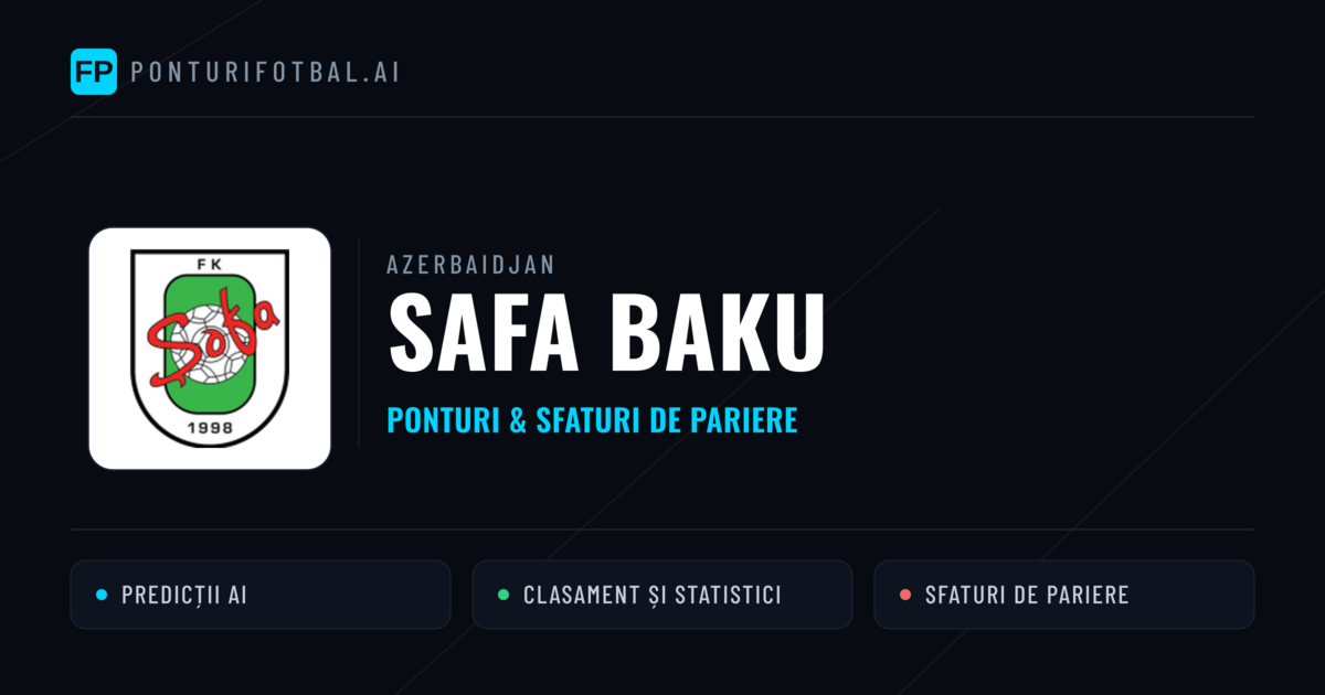 Safa Baku Ponturi și statistici