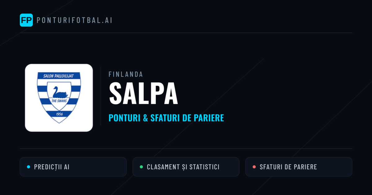 SalPa Ponturi și statistici