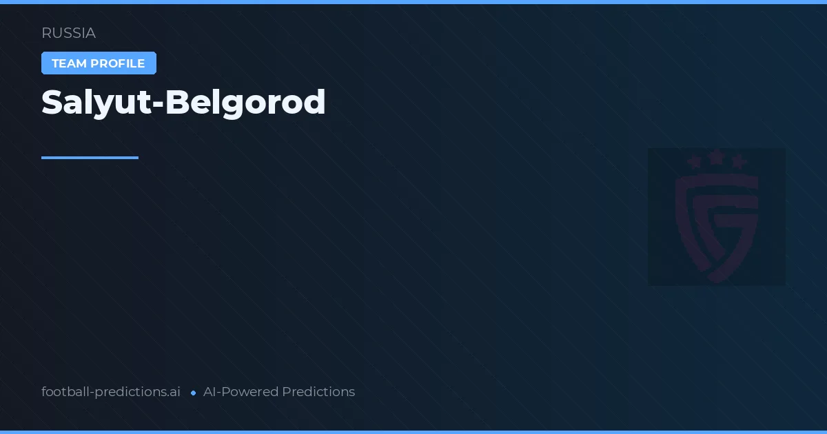 Salyut-Belgorod Ponturi și statistici