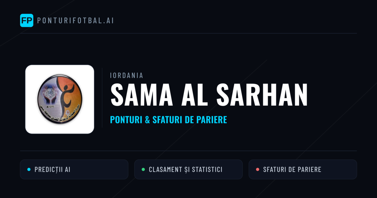 Sama Al Sarhan Ponturi și statistici