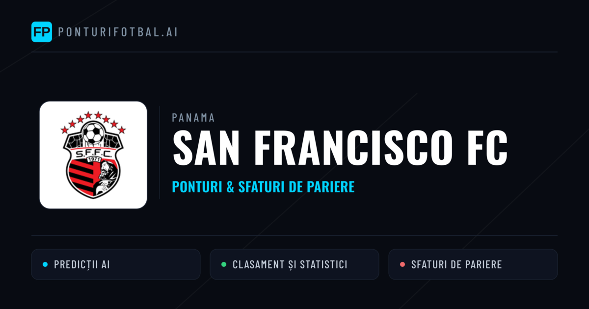 San Francisco FC Ponturi și statistici