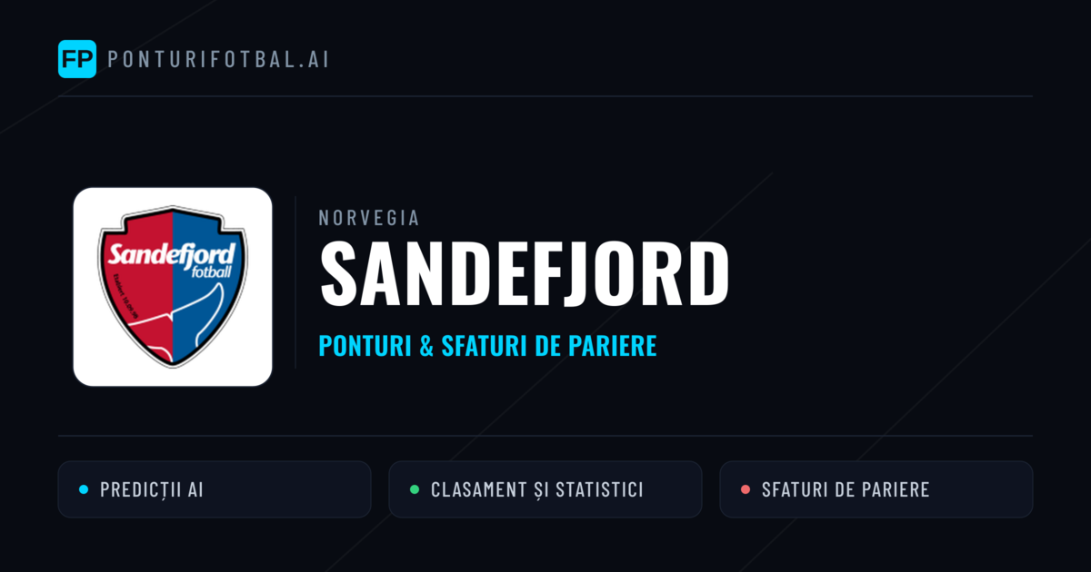 Sandefjord Ponturi și statistici