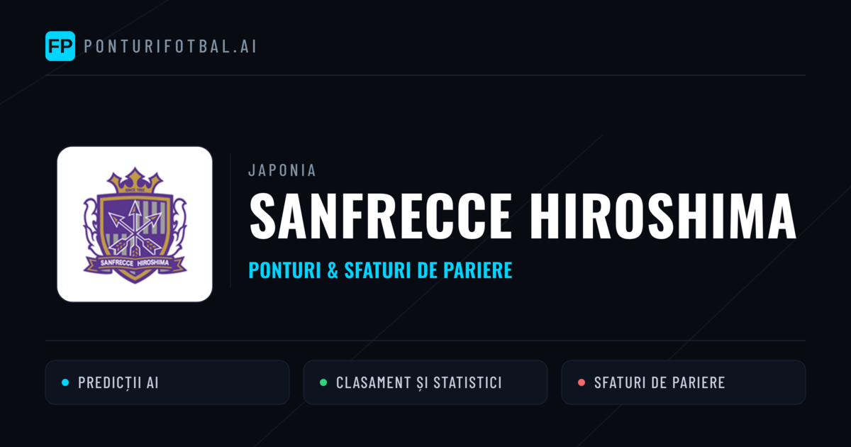 Sanfrecce Hiroshima Ponturi și statistici