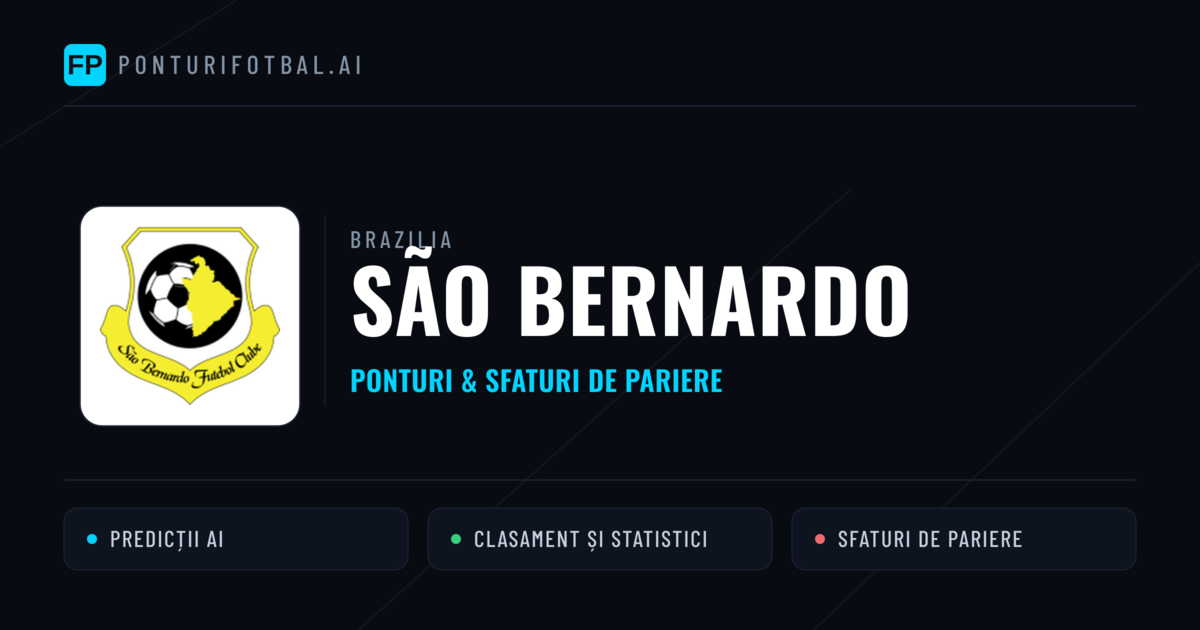 São Bernardo Ponturi și statistici