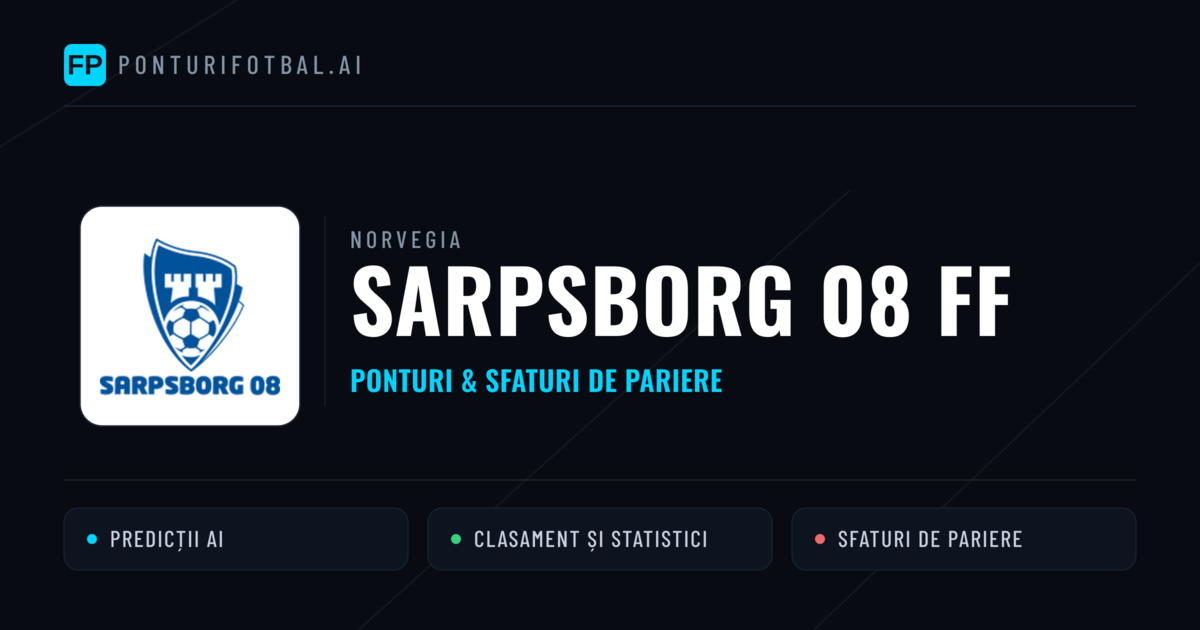 Sarpsborg 08 FF Ponturi și statistici