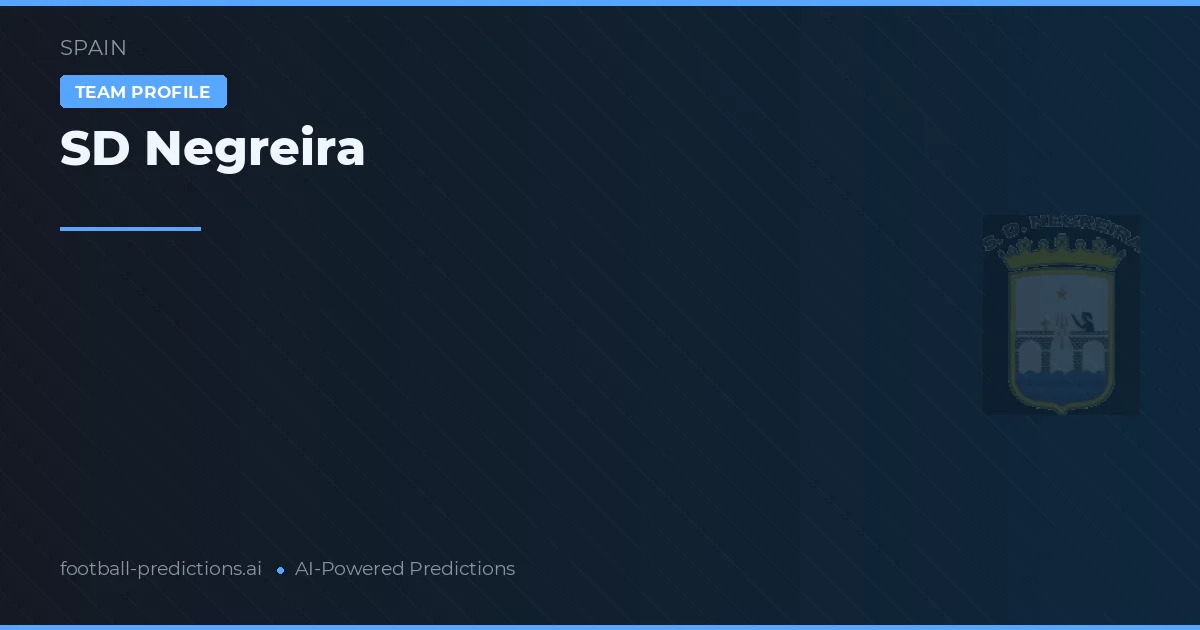 SD Negreira Ponturi și statistici