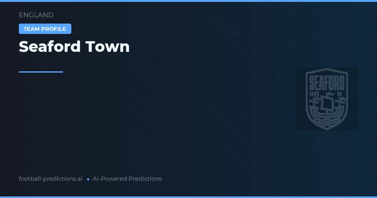 Seaford Town Ponturi și statistici