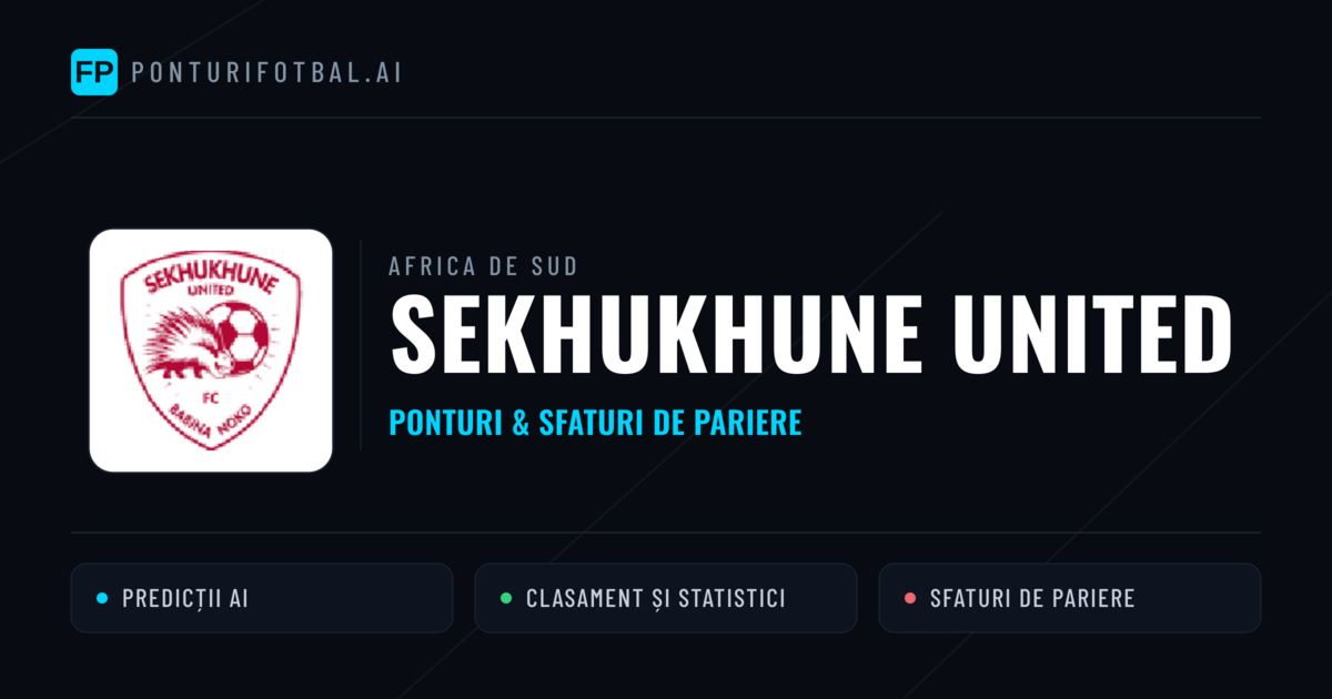 Sekhukhune United Ponturi și statistici