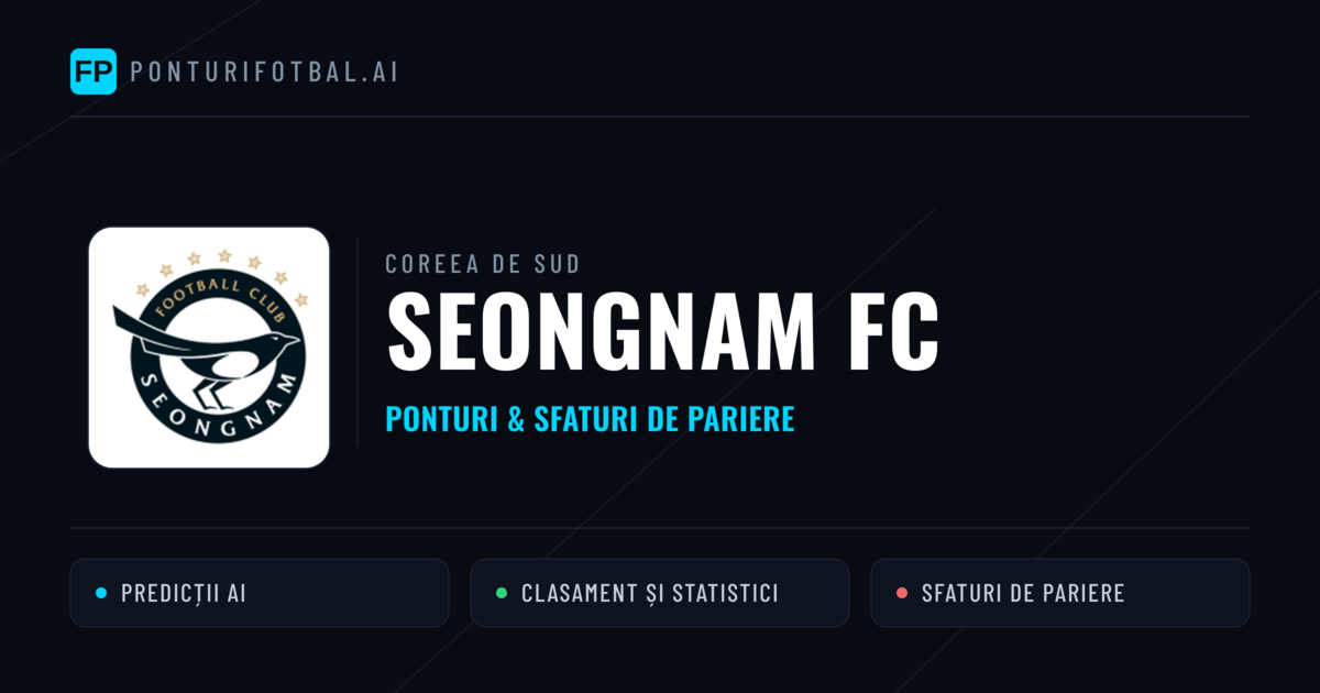 Seongnam FC Ponturi și statistici