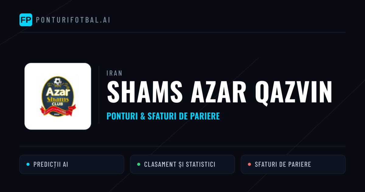 Shams Azar Qazvin Ponturi și statistici