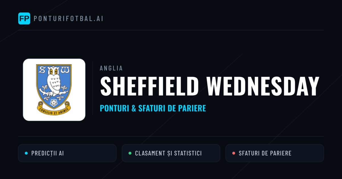 Sheffield Wednesday Ponturi și statistici