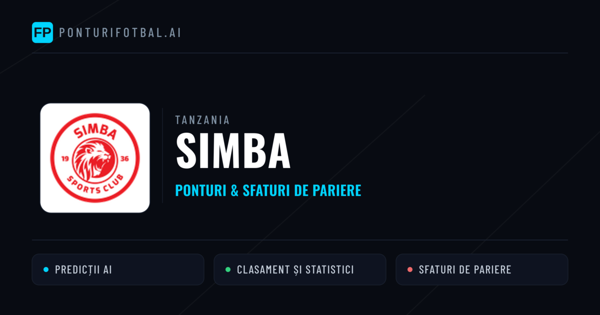 Simba Ponturi și statistici
