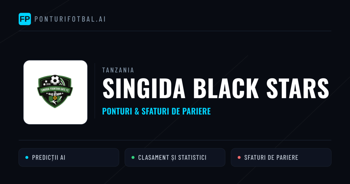 Singida Black Stars Ponturi și statistici