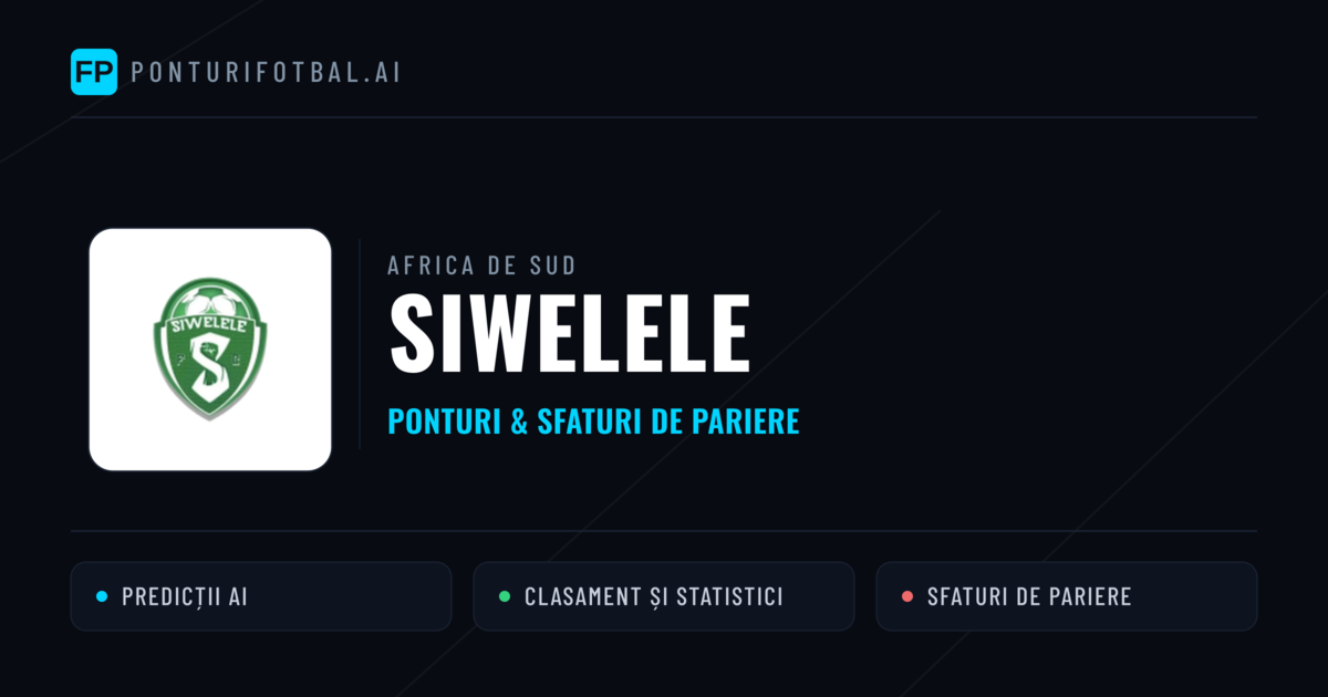 Siwelele Ponturi și statistici