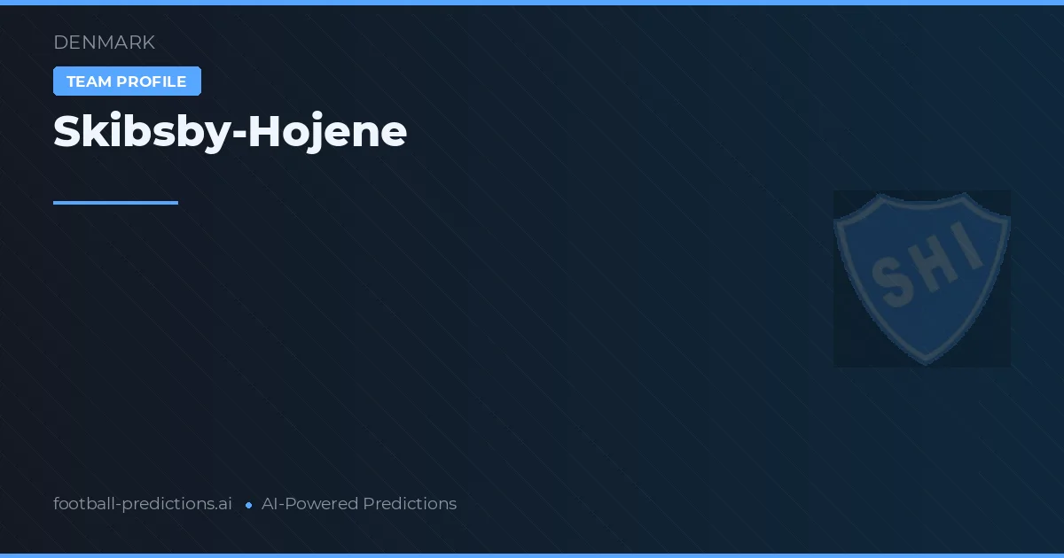 Skibsby-Hojene Ponturi și statistici