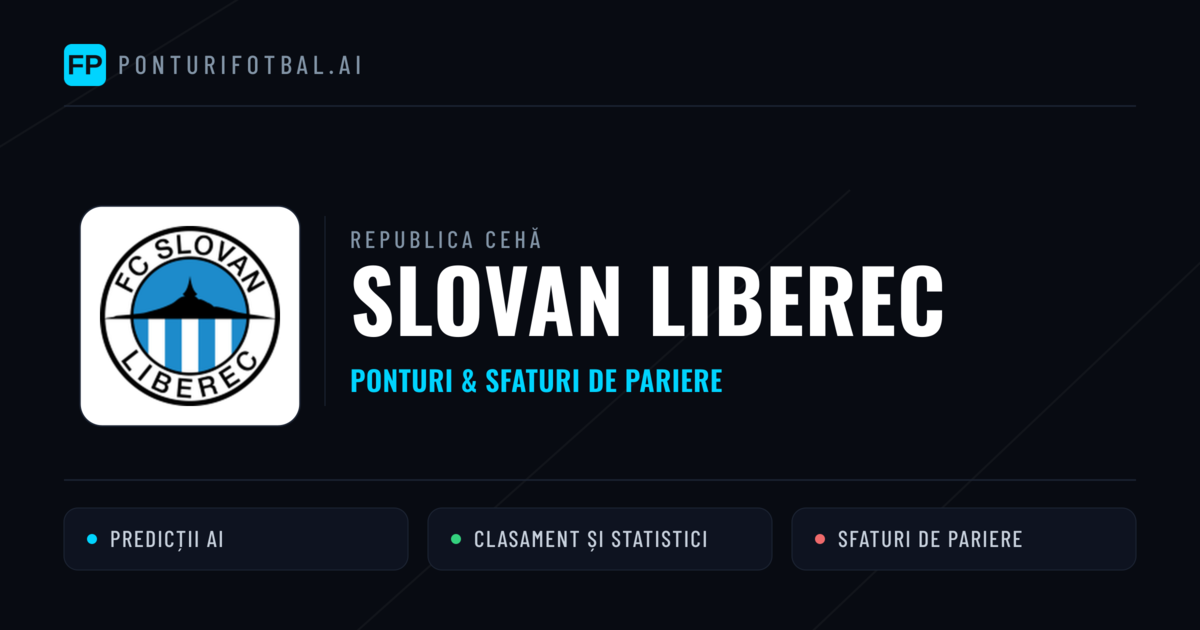 Slovan Liberec Ponturi și statistici
