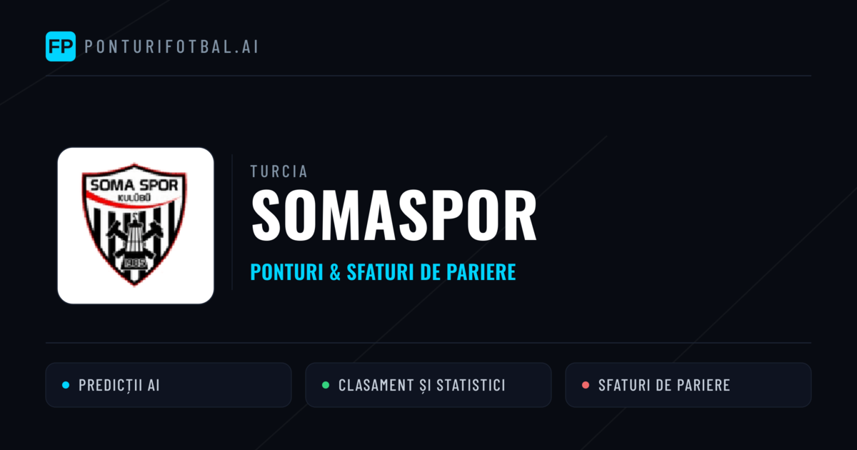 Somaspor Ponturi și statistici