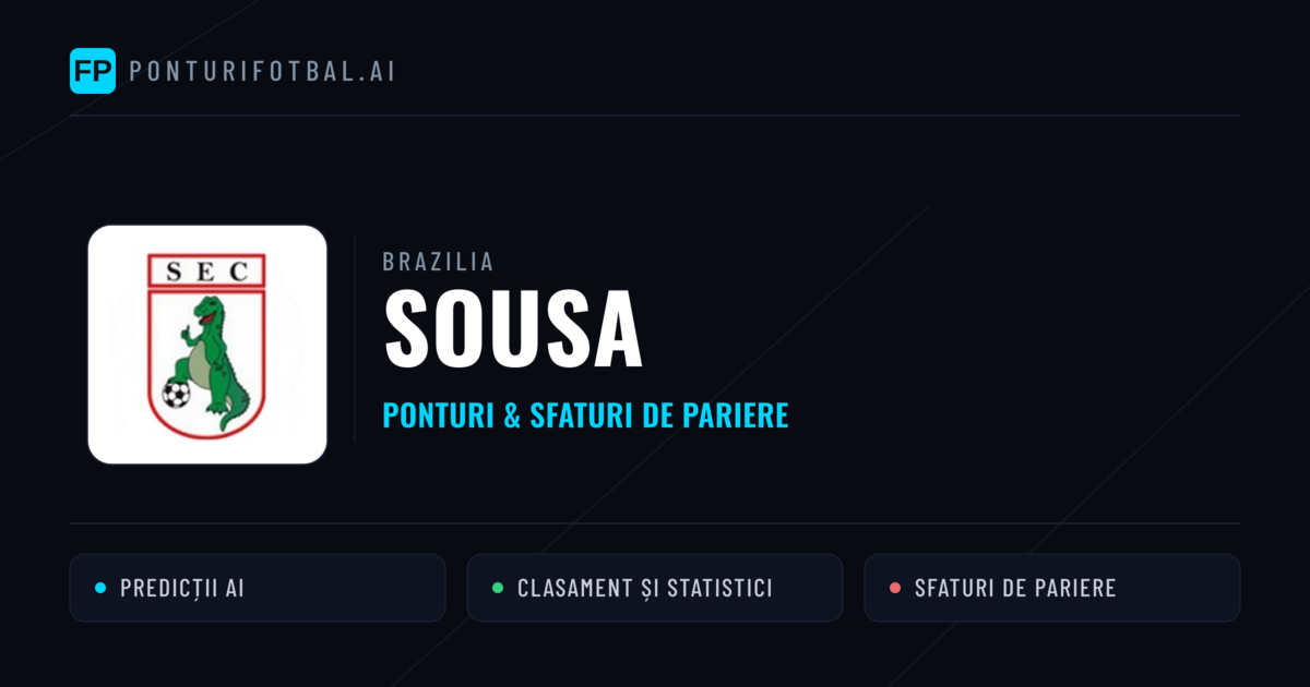 Sousa Ponturi și statistici