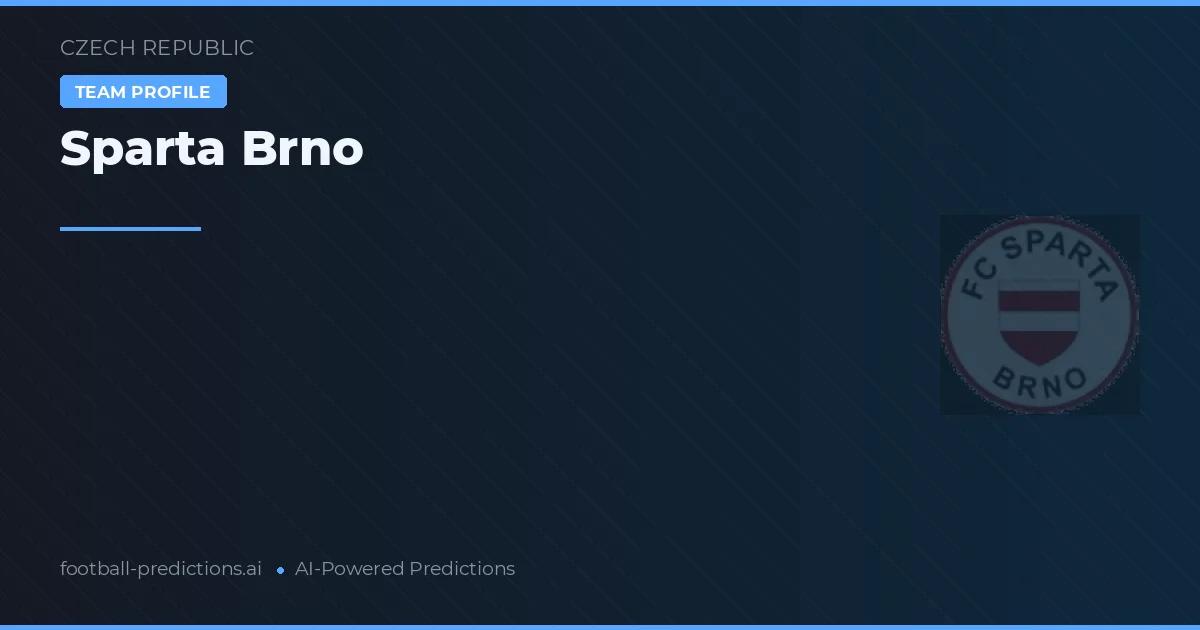 Sparta Brno Ponturi și statistici